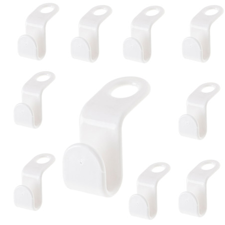 kabliukai drabužių spintos organizatoriui 10 vnt.