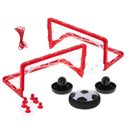 Šviečiantis stalo kamuolys "Hoverball" + vartai