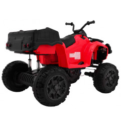 Vaikiškas elektrinis keturratis All-terrain Quad 4x4, Raudonas