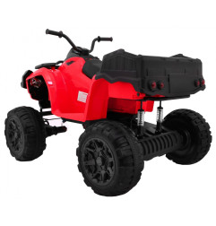 Vaikiškas elektrinis keturratis All-terrain Quad 4x4, Raudonas