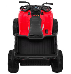 Vaikiškas elektrinis keturratis All-terrain Quad 4x4, Raudonas
