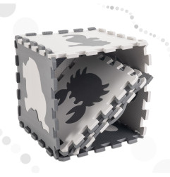 Minkštas dėlionės kilimėlis vaikams 9 dalių