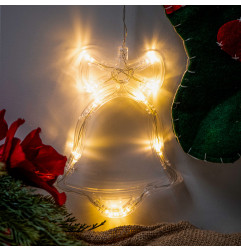 Kalėdinė LED pakabinama dekoracija Kalėdų varpelis