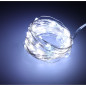 LED dekoratyvinis apšvietimas 5m 50LED šaltai balta LED dekoratyvinis apšvietimas 5m 50LED šaltai balta