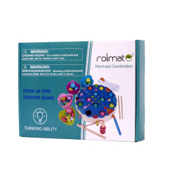 Medinis montessori Šeimos žaidimas žvejyba