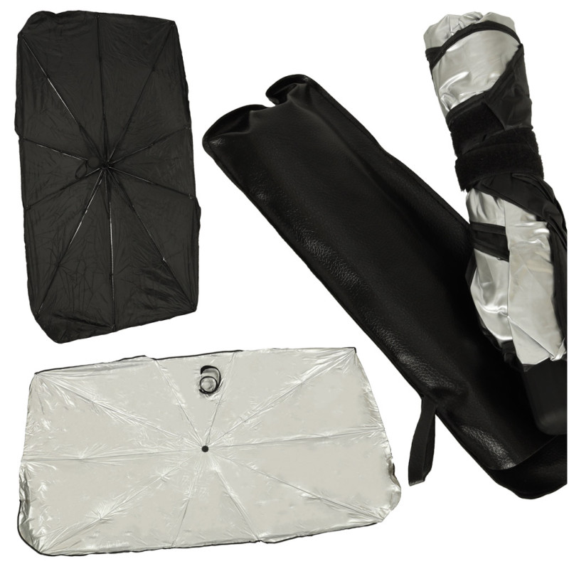 Saulės skydelis nuo saulės automobilio priekinio stiklo skėtis 78x130cm Saulės skydelis nuo saulės automobilio priekinio stiklo skėtis 78x130cm