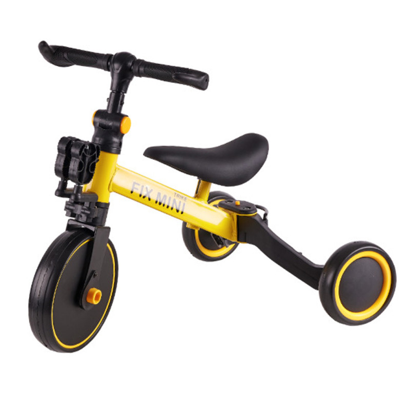 Trike Fix Mini triratukas 3in1 geltonas Trike Fix Mini triratukas 3in1 geltonas