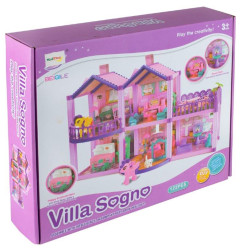 lėlių vila su žirgais