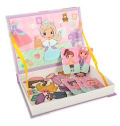 Magnetinė dėlionė "Dress up" lėlė 51el.