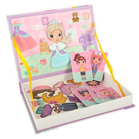 Magnetinė dėlionė "Dress up" lėlė 51el.