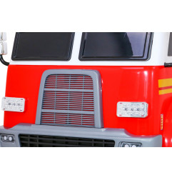 Vaikiškas elektrinis sunkvežimis Fire Truck, Raudonas