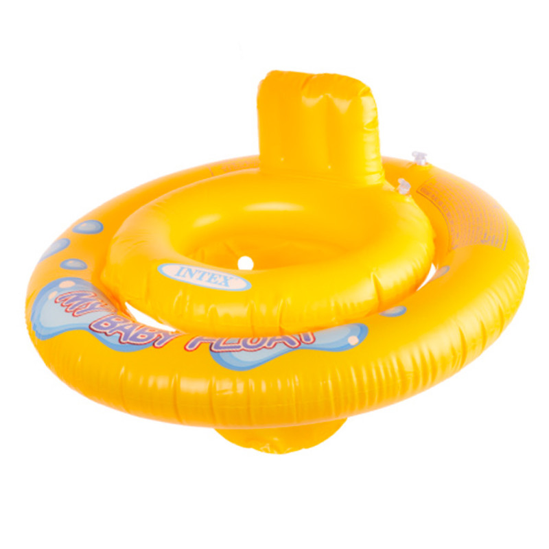 Pripučiamas ratas su sėdyne vaikams INTEX 67cm pontonas Pripučiamas ratas su sėdyne vaikams INTEX 67cm pontonas