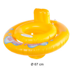 Pripučiamas ratas su sėdyne vaikams INTEX 67cm pontonas - 4