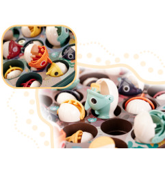 Žvejybos stalo žaidimas + priedai mėlynas 27el.