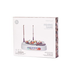 Žvejybos stalo žaidimas + priedai mėlynas 27el.