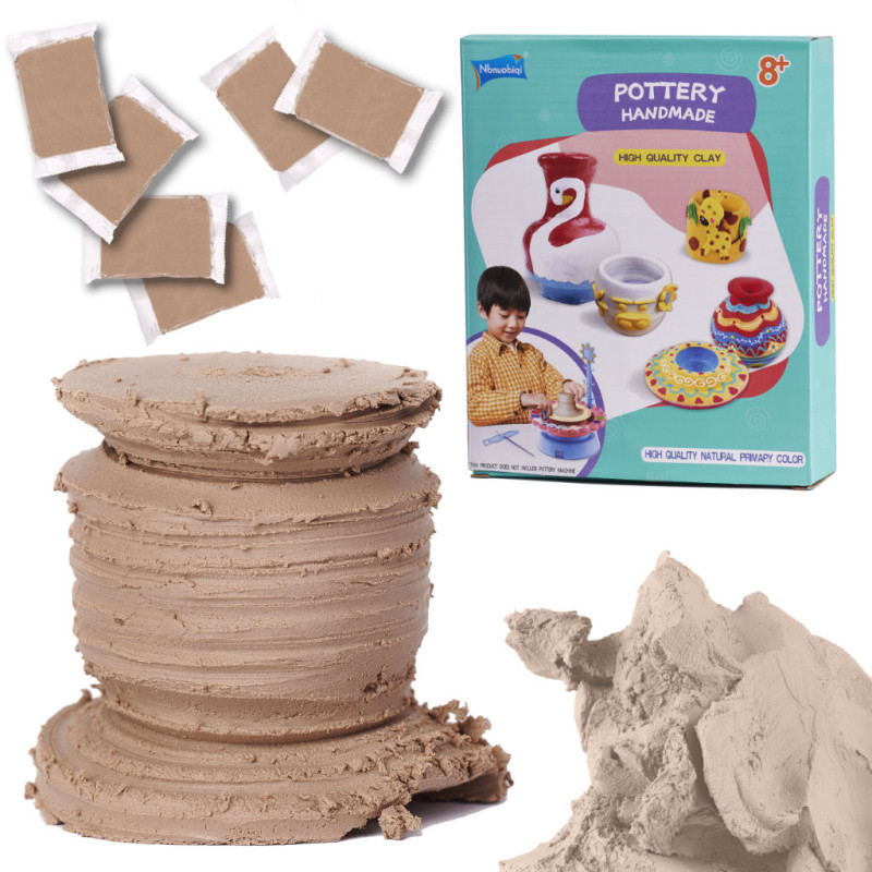 Molio masė puodžiaus ratui 1200g Molio masė puodžiaus ratui 1200g