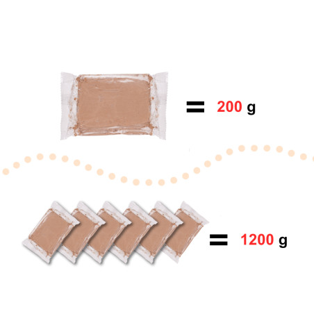 Molio masė puodžiaus ratui 1200g