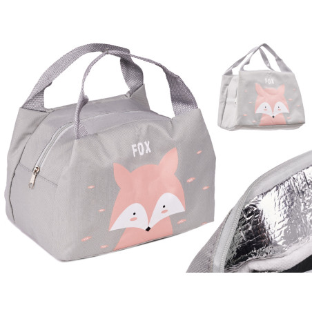 Termoizoliacinis maišelis pusryčiams pietums fox pink