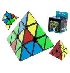 PYRAMINX dėlionės kubo žaidimas Black MoYu