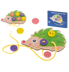 Mokomasis rinkinys, skirtas mokytis siūti sagas ežiukas