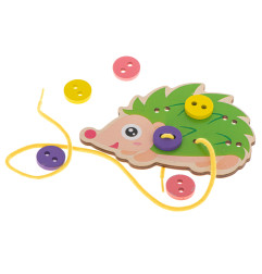 Mokomasis rinkinys, skirtas mokytis siūti sagas ežiukas