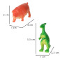 Figūrėlės jūros gyvūnai laukiniai dinozaurai rinkinys mišinys 48vnt. Figūrėlės jūros gyvūnai laukiniai dinozaurai rinkinys mišinys 48vnt.