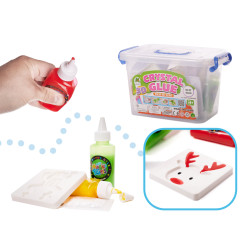 Klej crystal glue slime 3D zestaw 26el.