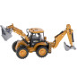 Ekskavatorius-krautuvas buldozeris su kaušu Metalinis liejimo modelis H-toys 1704 1:50 Ekskavatorius-krautuvas buldozeris su kaušu Metalinis liejimo modelis H-toys 1704 1:50