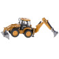 Ekskavatorius-krautuvas buldozeris su kaušu Metalinis liejimo modelis H-toys 1704 1:50 Ekskavatorius-krautuvas buldozeris su kaušu Metalinis liejimo modelis H-toys 1704 1:50