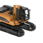 Lietimui skirtas H-toys 1710 1:50 metalinis vikšrinio krautuvo su kaušu ekskavatoriaus modelis Lietimui skirtas H-toys 1710 1:50 metalinis vikšrinio krautuvo su kaušu ekskavatoriaus modelis