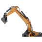 Lietimui skirtas H-toys 1710 1:50 metalinis vikšrinio krautuvo su kaušu ekskavatoriaus modelis Lietimui skirtas H-toys 1710 1:50 metalinis vikšrinio krautuvo su kaušu ekskavatoriaus modelis