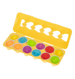 Edukacinis montessori rūšiuoklis dėlionė 12vnt.