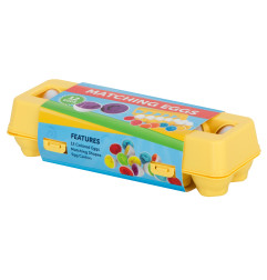 Mokomosios montessori dėlionės rūšiuotuvas, kiaušiniai 12vnt.