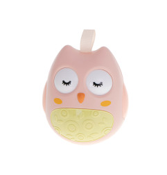 Siūbuojantis interaktyvus žaislas pelėda, rožinė