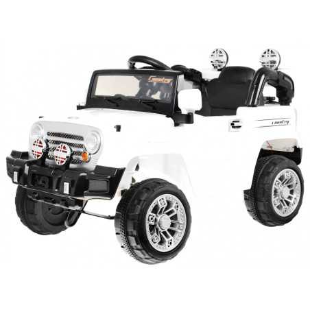 Vaikiškas Elektromobilis JEEP JJ245, Baltas