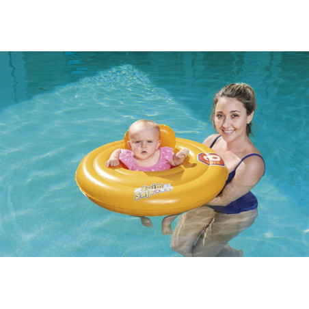 BESTWAY 32096 Pripučiama sėdynė prie rato oranžinė