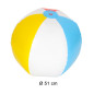 BESTWAY 31021 Paplūdimio spalvotas pripučiamas kamuolys 51 cm BESTWAY 31021 Paplūdimio spalvotas pripučiamas kamuolys 51 cm