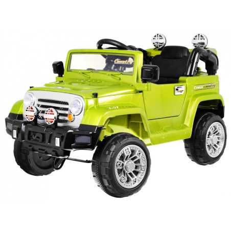Vaikiškas Elektromobilis JEEP JJ245, Žalias