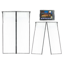 magnetinis durų tinklelis nuo uodų 100x210cm - 2