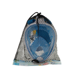 Pilno veido nardymo kaukė su vamzdeliu L/XL mėlyna - 8