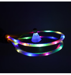 LED šviečiančios teniso raketės + muselės