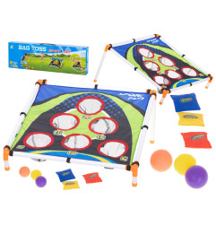 Bag Toss Metimas į taikinį su maišais žaidimas
