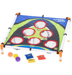 Bag Toss Metimas į taikinį su maišais žaidimas