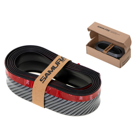 Universalus bamperio dangtis spoileris 2,5 m juodas