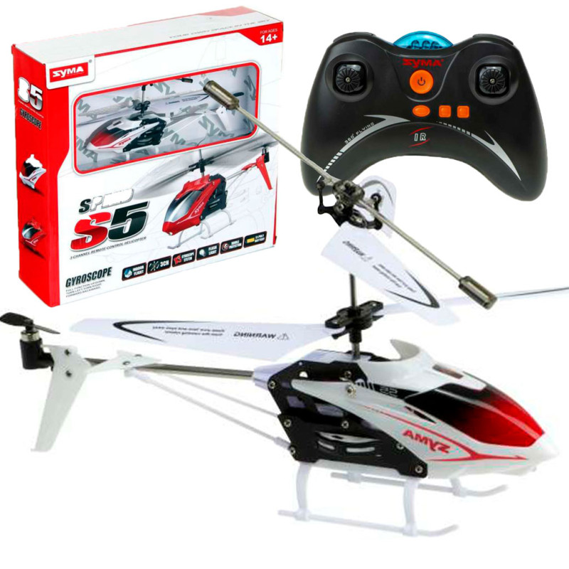 RC valdomas sraigtasparnis SYMA S5 baltas RC valdomas sraigtasparnis SYMA S5 baltas