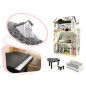 Medinis MDF lėlių namelis + baldai 122cm XXL LED Medinis MDF lėlių namelis + baldai 122cm XXL LED