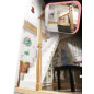 Medinis MDF lėlių namelis + baldai 122cm XXL LED Medinis MDF lėlių namelis + baldai 122cm XXL LED