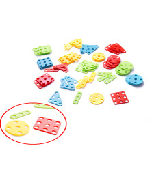 Konstravimo rinkinys su atsuktuvu ir priedais 261 elementai