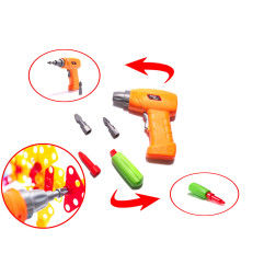 Konstravimo rinkinys su atsuktuvu ir priedais 261 elementai