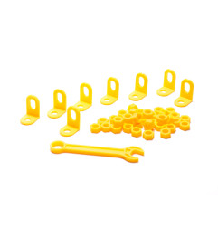 Konstravimo rinkinys su atsuktuvu ir priedais 261 elementai